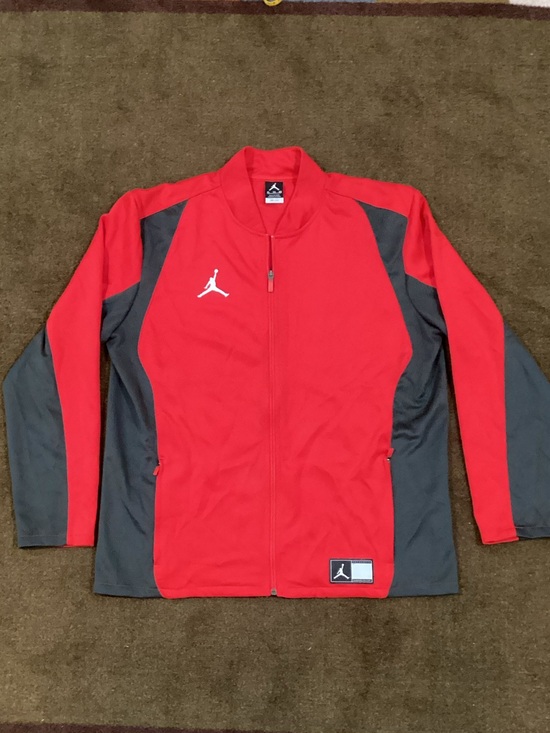 Jordan Other - Jordan Red and Gray Performance Full-Zip Jacket